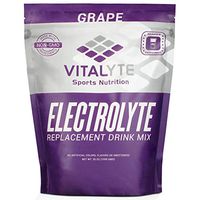 Vitalyte Natural Electrolyte Powder Drink Mix, Gluten Free, 80 Servings Per Container (Grape-Pouch)
