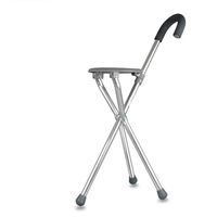 Adjustable Folding Cane Chair Stainless Steel Rotary Massage Cane Seat Portable Suitable for The Elderly to Use The Walker