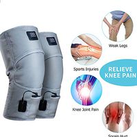 YOGANHJAT Heated Knee Brace Wrap for Arthritis, Electric Heating Pad Hot and Cold Therapy Warm Physiotherapy Massager for Joint Pain Arthritis Meniscus Pain Relief for Parent