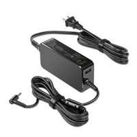 KFD 65W 45W Power Supply Charger Compatible for HP 450 G3 G4, 640G2, 650G2, 430G3 G4, 840G3, Envy x360 M6 Chromebook 710412-001 ProBook, Elitebook, Folio PC Laptop Power Adapter with USB Port 5V 1A