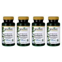 Swanson Full Spectrum Turmeric Delayed Release 750 Milligrams 60 Veg Capsules (4 Pack)