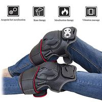 Heated Knee Massager, Electric Knee Wrap Brace with Heat & Vibration Massage for Joint Muscles Arthritis Sports Injury Pain Relief