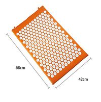 Acupressure mat Yoga Massage Fitness mat Finger Pressure pad at Home Back Pain Relief Pain Lying on The mat Multi-Color Optional (Color : D)