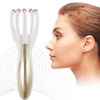 Head Massager Electric Hand Held Octopus Scalp Massager Vibration Therapeutic Head Scratcher Head Spa Neck Massage Tool For Deep Relaxation & Stress Relief