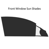 REACHS Car Sun Shade Vehicle Side Window for Baby Women Kid Pet Breathable Mesh Sun Shield in The Back Seat from UV Rays Fits Most SUVs and Cars - 2PCS (Front Side Window Shade)