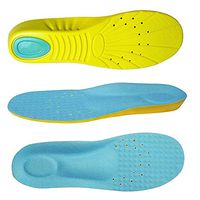 VoMii PU Memory Foam Insoles Plantar Fasciitis Arch Support Insoles for Women Men and Kids, Comfortable Breathable Sports Shoe Inserts, Shock Absorption and Relieve Foot Pain, S(Women 5-6/ Kids 2-5)