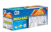 Jay Bags SN51-DSPLY Reusable Sandwich Bags, 1 Box, Silver