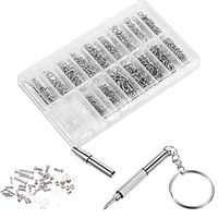 1000 Tiny Screws Nut Screwdriver Watch Eyeglass Glasses Repair Tool Set Kit Phone