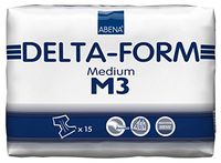Abena Delta Form Brief, Medium, M3, 15Count