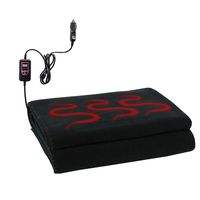 VaygWay Electric Heated Car Blanket - 12 Volt Fleece Travel Blanket - Throw for Car Truck RVs - Heating Blanket for Cold Weathers - Portable 12V Heated Throw Blanket