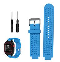Weinisite Replacement Silicone Watch Band for Garmin Forerunner 25 Smart Watch (# 3, L) (Men)
