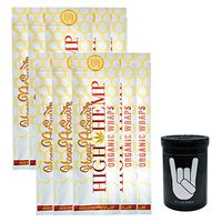 Herb Airtight Container Fresh Kettle with Organic Honey Pot Swirl Hemp Wraps Vegan Non-GMO 10 Count DC Crafts Nation - Metal