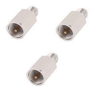 Yohii 3Pcs Coaxial Coax Adapter SMA Female to FME Male RF Connector