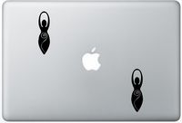 Spiral Goddess Art FlashDecals1608 Set Of Two (2x) , Decal , Sticker , Laptop , Ipad , Car , Truck