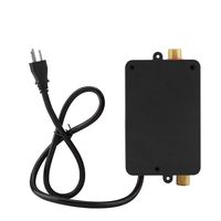 Hot Water Heater-110V 3000W Mini Electric Tankless Instant Hot Water Heater Bathroom Kitchen Washing US Red/Black (Color : Black)