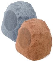 Outdoor Rated 10-Inch Rock Subwoofer 500W Weather Resistant Aerospace-Grade Multi-Layer Composite Cabinetry (Brown)