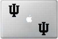 Indiana University Bloomington FlashDecals2887 Set Of Two (2x) , Decal , Sticker , Laptop , Ipad , Car , Truck