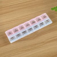 7 Day Pill Box 14 Grid Medicine Tablet Dispenser Organizer Weekly Storage Case 2018 Selling - Storage Boxes Bins