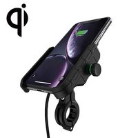 Rydonair Motorcycle Phone Holder with Wireless Charger, 15W Fast Charging Wireless Charger Phone Mount for Motorcycle, ATV,Snowmobile,Motor Tricycle,Scooters,etc