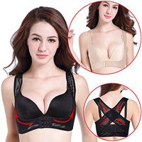 Chest Breast Supports Belt for Women, Adjustable Shoulder Back Brace Support Belt Posture Shape Corrector Corset Chest Bra Support Correction Belt X Strap Vest Prevent Humpback, Sagging