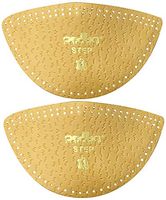 Pedag Step 16647 | Symmetrical Self Adhesive Arch Support Inserts | Color Tan Leather | Contains One Pair (Large)