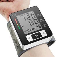 Blood Pressure Monitor Fully Automatic Accurate Wrist Blood Pressure Cuff Monitor with Wristband Automatic Wrist Electronic Blood Pressure Monitor Perfect for Health Monitoring