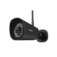 Foscam G2 1080P 25fps WiFi Security IP Surveillance Camera with Intelligent Human Detection & Motion Detection, 65ft Night Vision, Free Cloud Service, IP66 Weatherproof, Alexa Compatible, Black