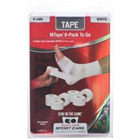 white Trainers Tape, Six Roll Pack, 1.5" X 10 yd , M Tape