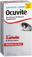 Bausch + Lomb Ocuvite with Lutein Tablets - 120 Tablets, Pack of 6