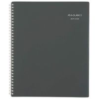 AT-A-GLANCE 2019-2020 Academic Year Weekly & Monthly Planner, Large, 8-1/2" x 11", Charcoal (AYC54545)