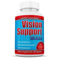 Vision Support 5000 Lutein Eye Supplement for Dry Eyes and Healthy Vision 60 Capsule Per Bottle