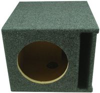 Car Audio Single 12" SPL Bass Subwoofer Labyrinth Vent Sub Box Stereo Enclosure