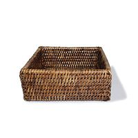 Saffron Trading Company Lunch Napkin Box - Antique Brown