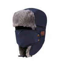 URMAGIC Soft Plush Thick Ushanka Hat, Unisex for Bluetooth Music Outdoor Winter Hats with Ear Flaps Suitable for Unisex