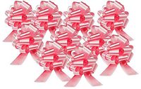 Gift Wrap Easy Pull Bows Set of 10-5 inches (Pink)