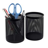 Gaoainn Christmas Supplies for Home Decoration，Round Mesh Pencil Pen Stationery Holder Container Organizer Office Supplies