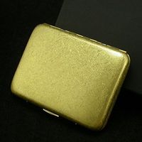 MODEBESO(TM) Bronze Copper Metal Cigarette Case Holder China Holds 16 Cigarette