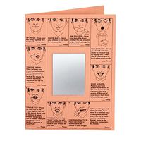 Swallowing Images Charts 1, Provides Swallowing Exercises and Mirror in One Chart, Reinforces Swallowing Exercises and Encourages Strengthening of Specific Muscles Groups Used in Swallowing, 10 Pack