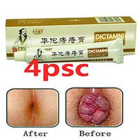 Hemorrhoids-Cream-DICTAMNI-Antibacterial Cream Chinese Herbal for Treatment Hemorrhoids Cream（4pcs）