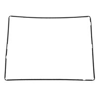 MagiDeal Black Touch Digitizer Middle Screen Frame Bezel Support Holder For iPad 2