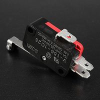5Pcs AC 250V 15A V-156-1C25 SPDT Roller Lever Micro Switch