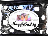 'NUGGLEBUDDY Moist Heat & Aromatherapy Organic Rice Pack for Microwave. Black & White LICORICE DOT Fabric for Polka Dot Lovers! The Natural Approach. Say"HELLO"" to your NEW Best Friend! UNSCENTED.