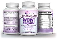 WOW! Enzymes Extra-Strength Digestive Enzymes with Amylase, Lactase, Lipase, Bromelain, Protease, Greatly Improve Digestion of Proteins, Fats, Carbs, Gluten, Dairy, Non-GMO, Vegetarian