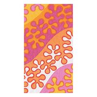 Caspari Bal Harbour Paper Guest Towel Napkins in Fuchsia, Four Packs of 15