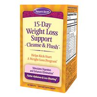 Nature's Secret 15-Day Weight Loss Support & Natural Energy Boost - Cleanse & Flush Stimulates Digestion, Enhances Toxin Elimination & Reduced Bloating with Healing Herbs & Probiotics - 60 Tablets