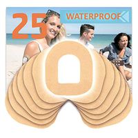Fixic - 25 Pack - Adhesive Patches - Best for Omnipod - Best Waterproof Adhesive Patches - Pre Cut Back Paper - Tan Color - Best Long Fixation