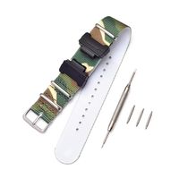 Kudden Watch Band Strap Connector Spring Bar Tool Kit Pin Buckled Nylon Wristwatch Bands Converter for Casio G-Shock