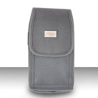 Insulin Pump Carrying Case/Pouch with Belt Clip/Belt Loops with Unique Designs (Medium-i450: L3.8" X W2.25" X D1.25") (Canvas Vertical Black)