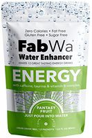 Fabwa Energy Water Enhancer, Fantasy Fruit, 12 Count