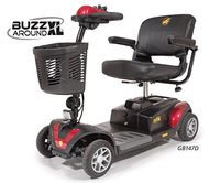 Golden Technologies Buzzaround XL Heavy Duty 4 Wheel Scooter with 22 amp Batteries - GB147XLHD